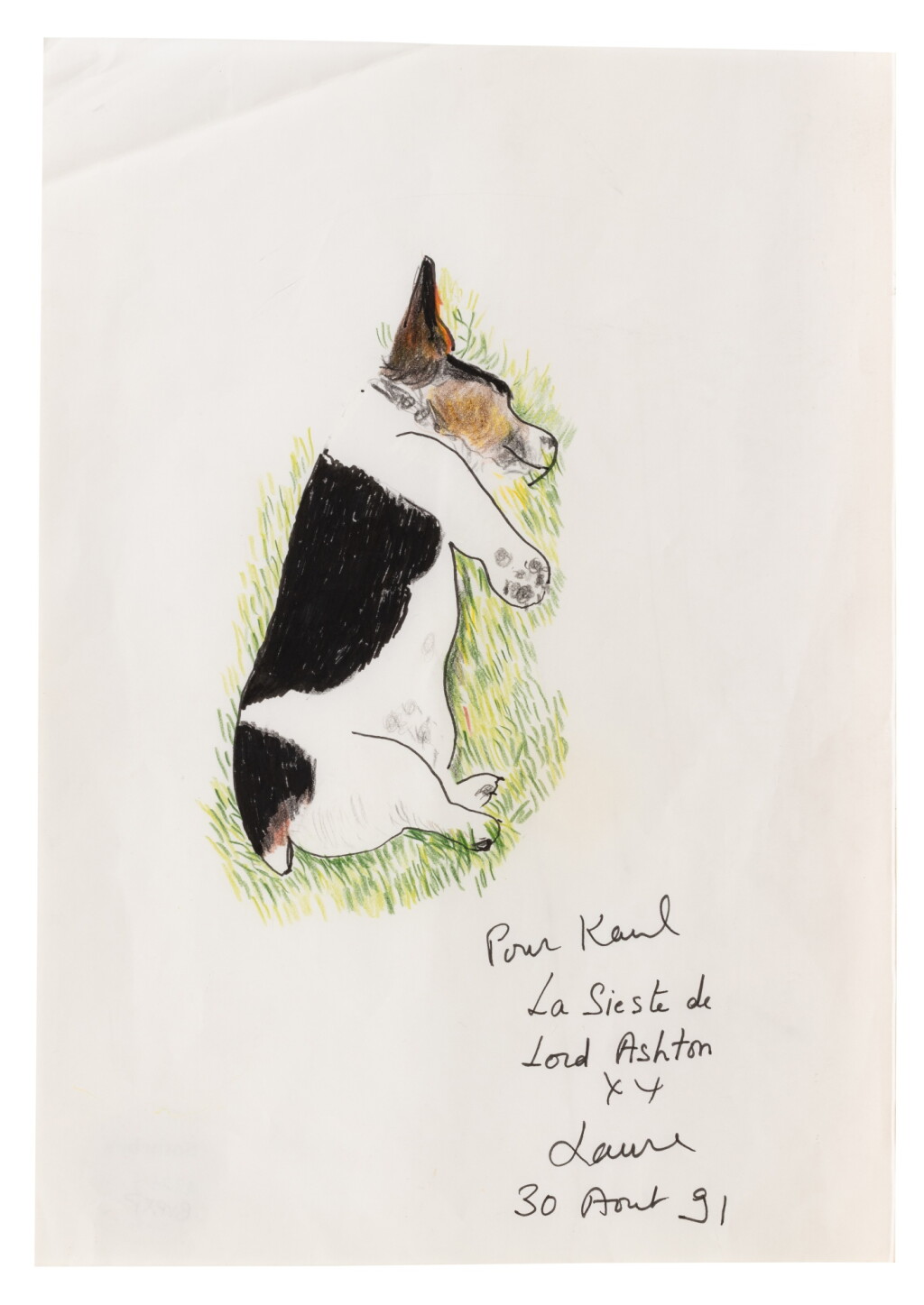 View full screen - View 1 of Lot 164. Laure de Beauvau-Craon, Lord Ashton's siesta, 1991.