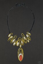 Design of a pendant watch on a necklace with accompanying NFT Circa 1963