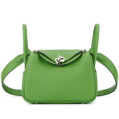 View full screen - View 1 of Lot 1585. Vert Yucca Clémence Mini Lindy 20 Palladium Hardware, 2023.