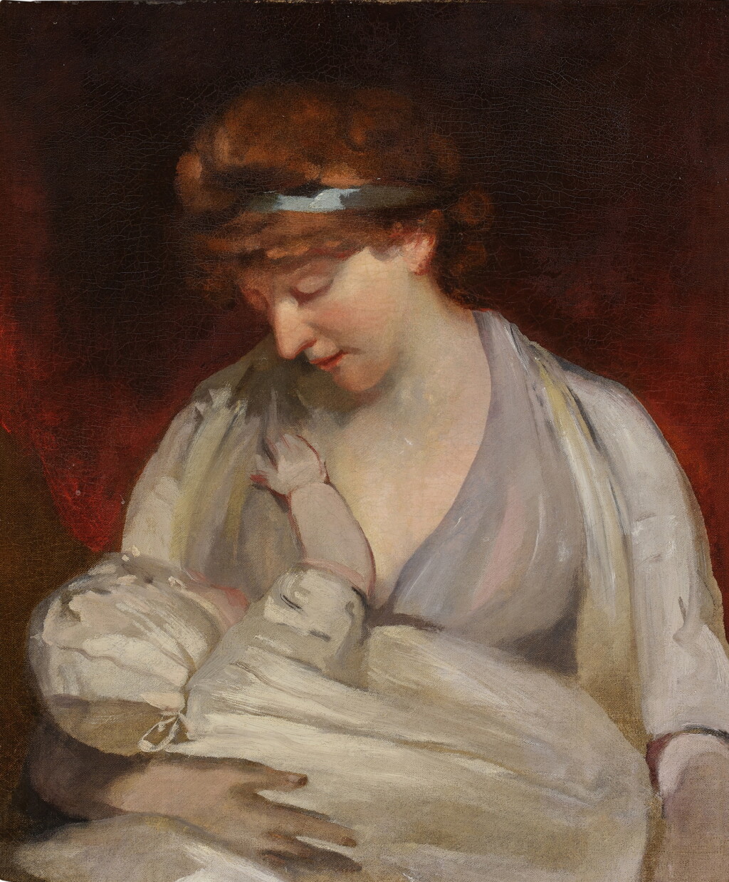 View full screen - View 1 of Lot 40. Lady and child.