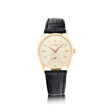 View full screen - View 1 of Lot 30. PATEK PHILIPPE | REFERENCE 3796 A PINK GOLD WRISTWATCH, MADE IN 1990.