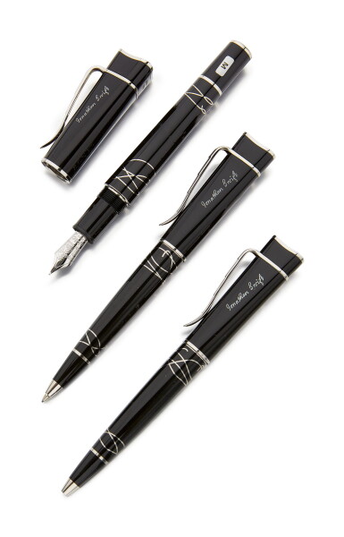 View full screen - View 1 of Lot 21. MONTBLANC | A LIMITED EDITION SET OF THREE PENS, CIRCA 2012.
