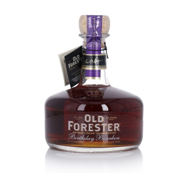 View full screen - View 1 of Lot 275. Old Forester 12 Year Old Birthday Bourbon 2013 Release 98 Proof 2001 (1 BT 75cl).