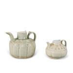 Two Qingbai ewers, Song dynasty | 宋 青白釉花式執壺一組兩件