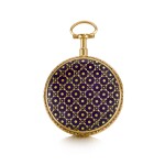 A gold and enamel consular cased verge watch with date Circa 1790, no. 1049
