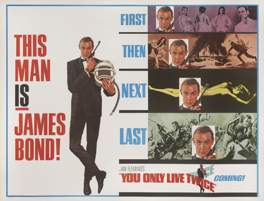 View full screen - View 1 of Lot 166. You Only Live Twice (1967), advance subway poster, US.