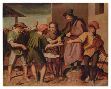 View full screen - View 1 of Lot 309. Parable of the vineyard: the payment of the laborers.