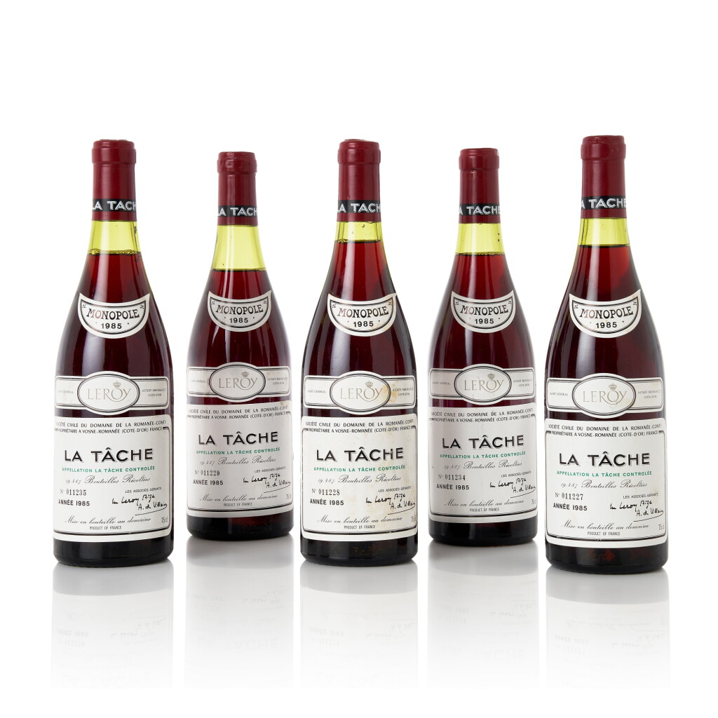 View full screen - View 1 of Lot 599. La Tâche 1985 Domaine de la Romanée-Conti (5 BT).