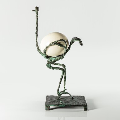 View full screen - View 1 of Lot 205. "Autruche".