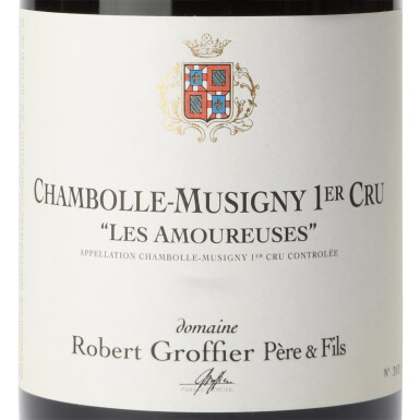 View full screen - View 1 of Lot 262. Chambolle Musigny, Les Amoureuses 1996 Domaine Robert Groffier Pere & Fils (2 BT).