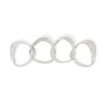 Frances Patiky Stein's Collection: Lot of Four Silver Bracelets, Circa 2000