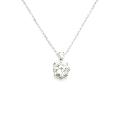 View full screen - View 1 of Lot 823. Diamond pendent necklace.