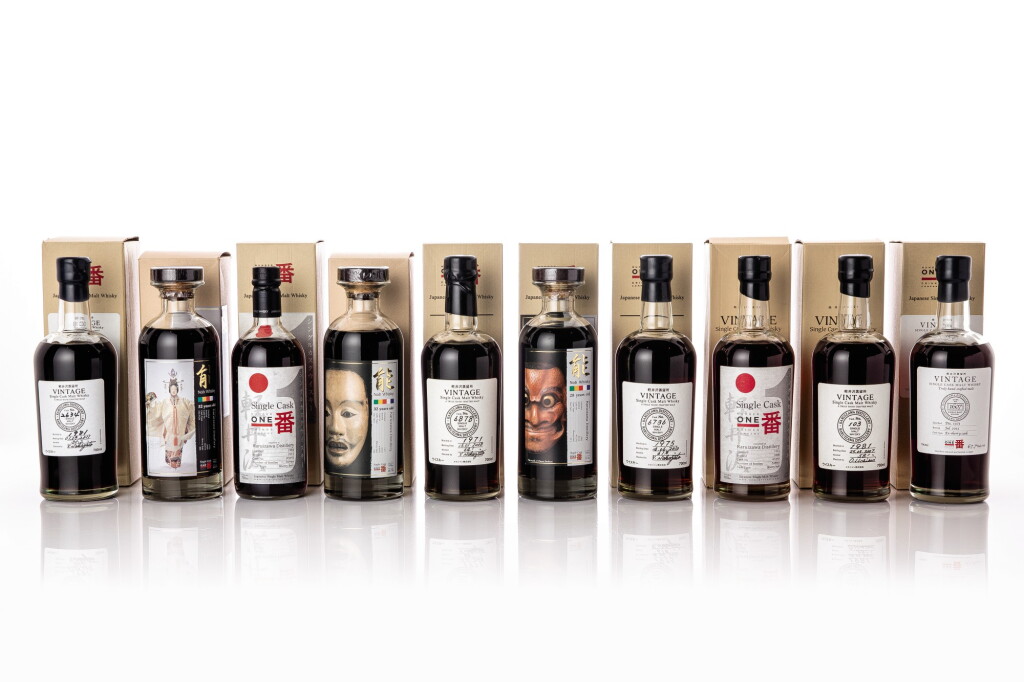 View full screen - View 1 of Lot 5554. 輕井澤The Malt Maniacs Awards金獎得主系列(十瓶) Karuizawa MMA Gold Winners 10 Bottle Set NV (10 BT70).