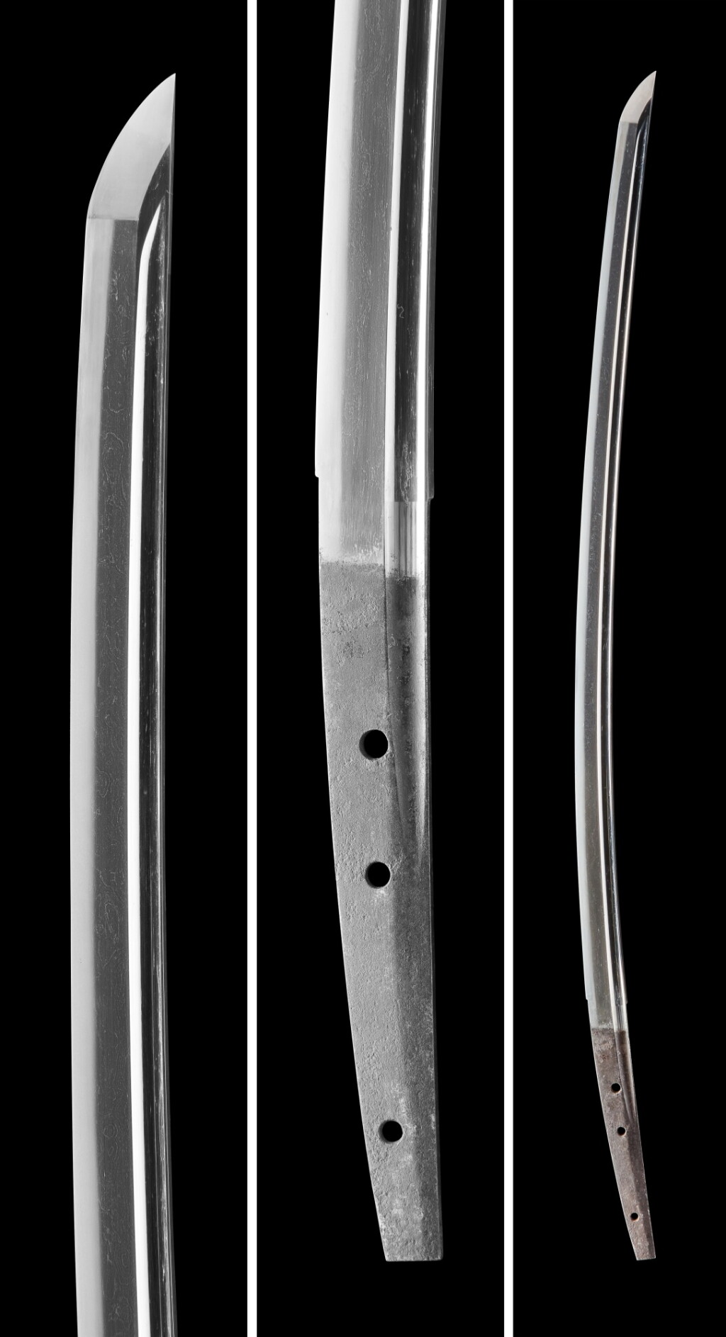 View full screen - View 1 of Lot 146. A katana | Attributed to the Echizen Rai school | Nambokucho period, 14th century.