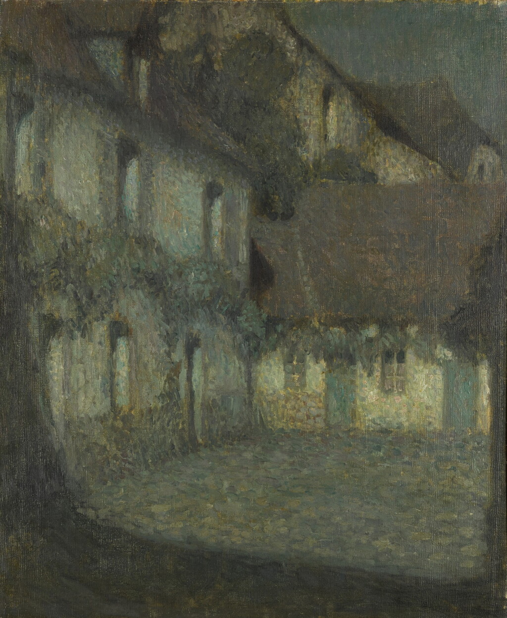 View full screen - View 1 of Lot 506. La maison un soir de lune, Gerberoy.