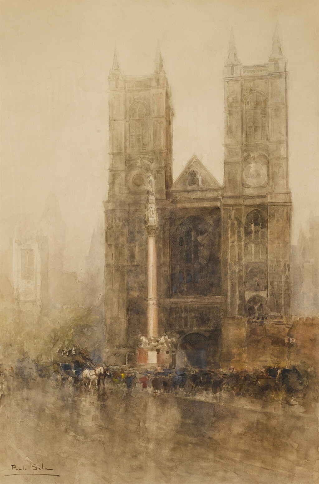 View full screen - View 1 of Lot 605. Westminster Abbey.