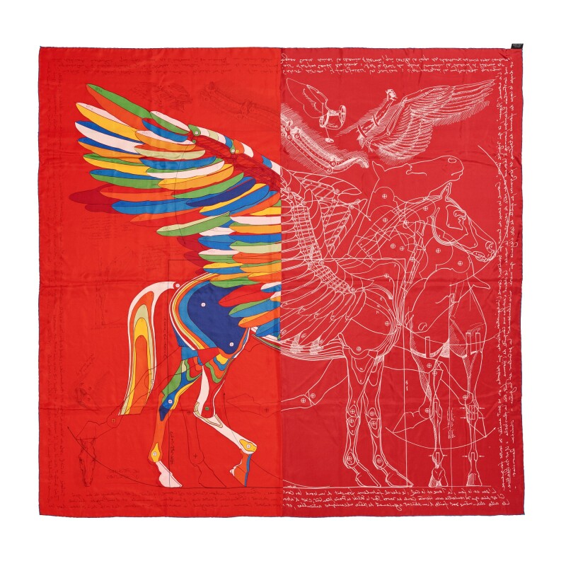 Multicolor Silk Le Pegase D Hermes By Handbag Sotheby S Multicolor Silk Le Pegase D Hermes By Handbag Sotheby S