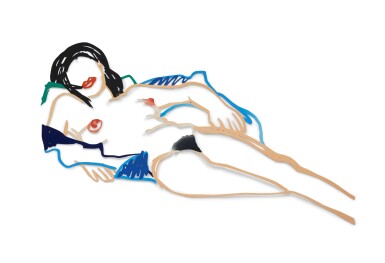 View full screen - View 1 of Lot 230. Monica Relaxing on Robe.