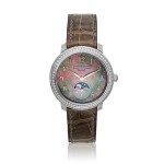 White Gold, Mother-of-Pearl and Diamond 'Reference 4968G' Wristwatch
