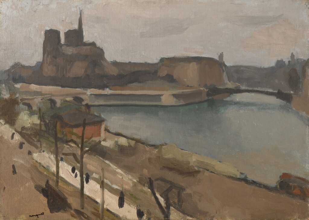 View full screen - View 1 of Lot 161. Notre-Dame vue du quai de la Tournelle.