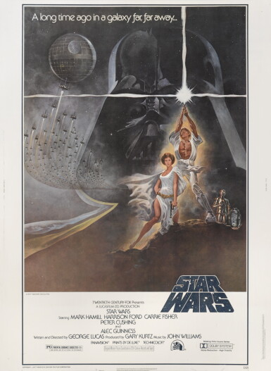 View full screen - View 1 of Lot 82. Star Wars (1977), style A poster, US.