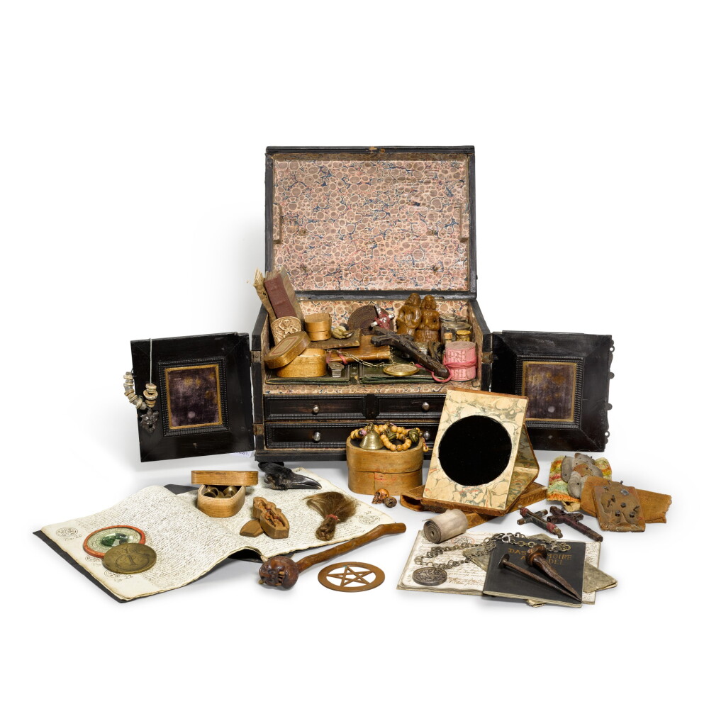 View full screen - View 1 of Lot 170. An extraordinary assemblage of objects pertaining to the occult and witchcraft, 17th to 20th century.