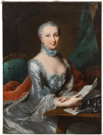 Portrait of Sophie Caroline de Camas, née von Brandt (1686-1766)