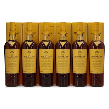 View full screen - View 1 of Lot 83. The Macallan Edition No.3 48.3 abv NV (6 Bottles 75cl).