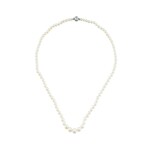 Collier perles fines et diamants