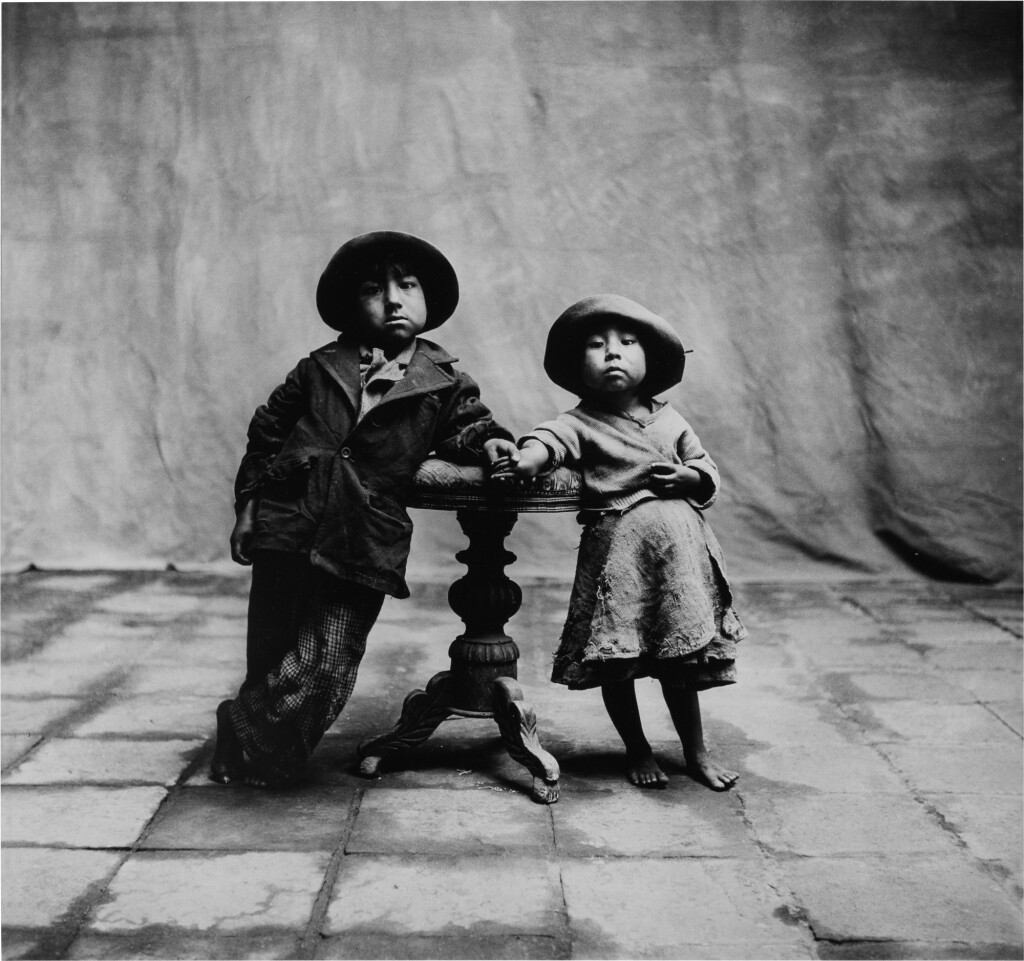 View full screen - View 1 of Lot 134. Cuzco Children.