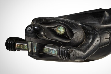 View full screen - View 1 of Lot 723. Haida Argillite Bowl, attributed to Joshua Work (Yælhnao).