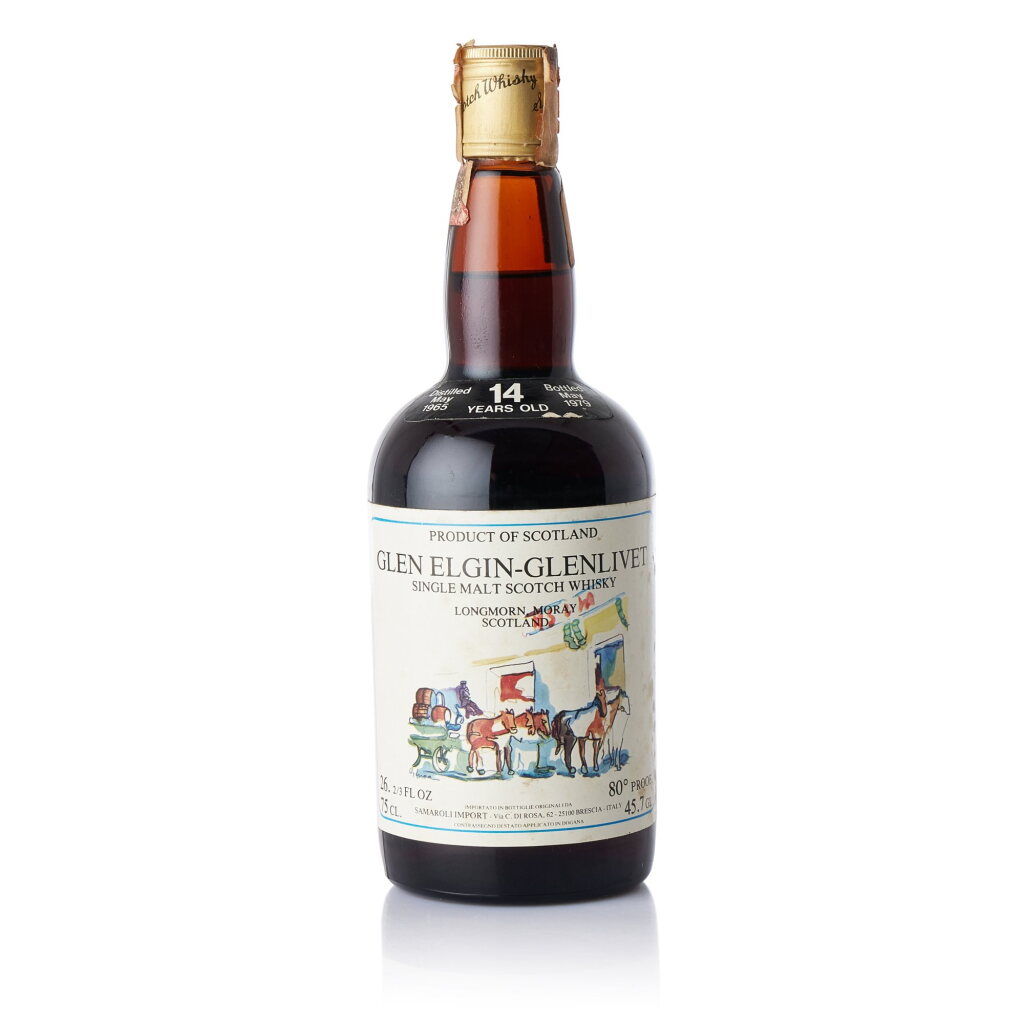 View full screen - View 1 of Lot 2228. Glen Eglin Samaroli 14 Year Old 80 Proof 1965 (1 BT75).