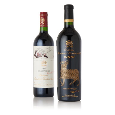 View full screen - View 1 of Lot 5672. Château Mouton Rothschild 2000 (5 BT).
