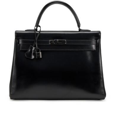 View full screen - View 1 of Lot 63. Limited Edition So Black Box Kelly 35 Retourne Black PVD Hardware, 2010.