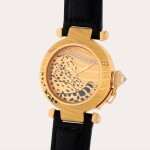 Pasha 'Panthere', Reference 2811 | A limited edition yellow gold and diamond-set wristwatch | Circa 2000
