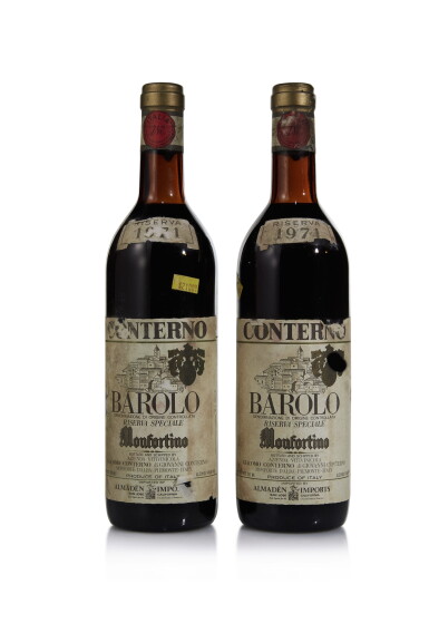 View full screen - View 1 of Lot 1191. Barolo Riserva, Monfortino 1971 Giacomo Conterno (2 BT).