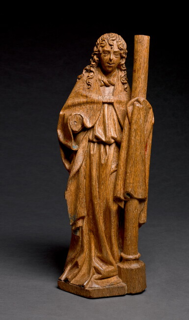View full screen - View 1 of Lot 41. WORKSHOP OF ADRIAEN VAN WESEL (CIRCA 1415- CIRCA 1490), NETHERLANDISH, UTRECHT, CIRCA 1480 | ANGEL WITH THE COLUMN.