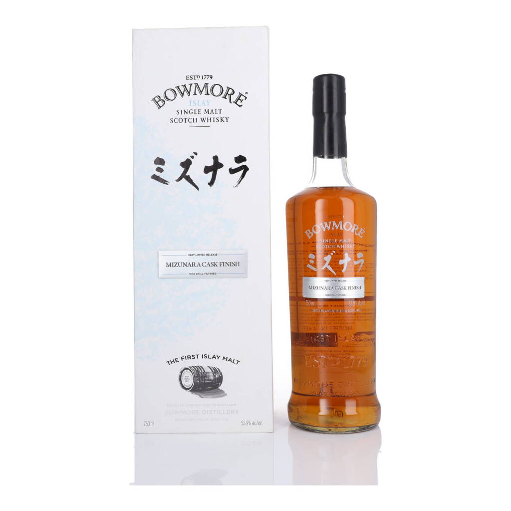 View full screen - View 1 of Lot 21. Bowmore Mizunara Cask Finish 53.9 abv NV (1 BT 75cl).