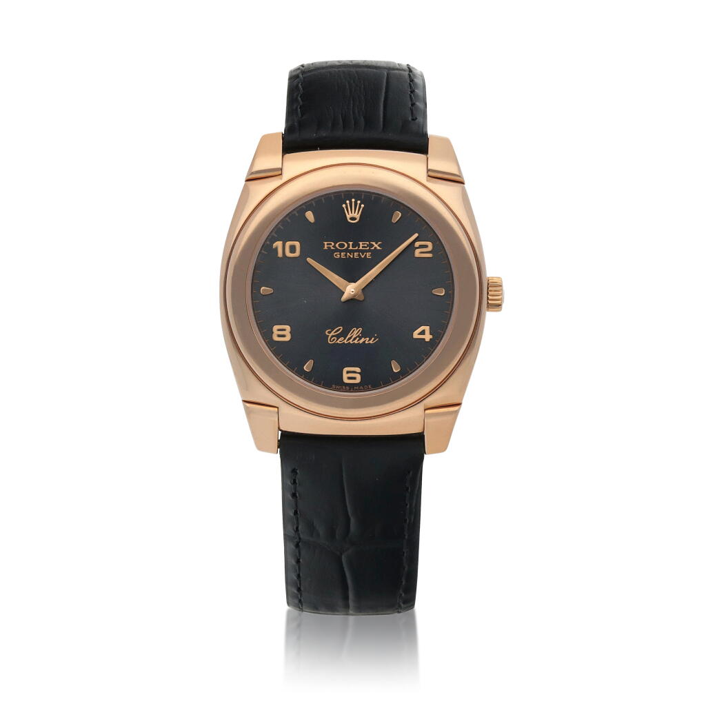 View full screen - View 1 of Lot 110. Cellini Cestello, Ref. 5320 Pink gold wristwatch Circa 2000.