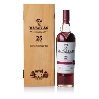 View full screen - View 1 of Lot 3225. The Macallan 25 Year Old Sherry Oak 43.0 abv NV (1 BT70).