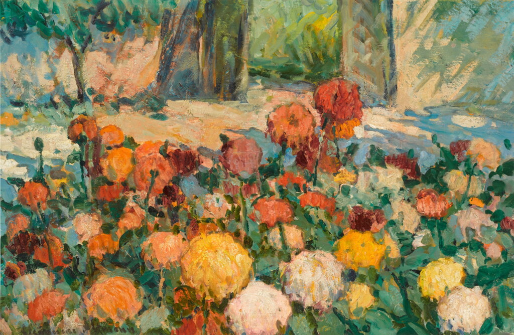 View full screen - View 1 of Lot 102. Flowers in a Park.