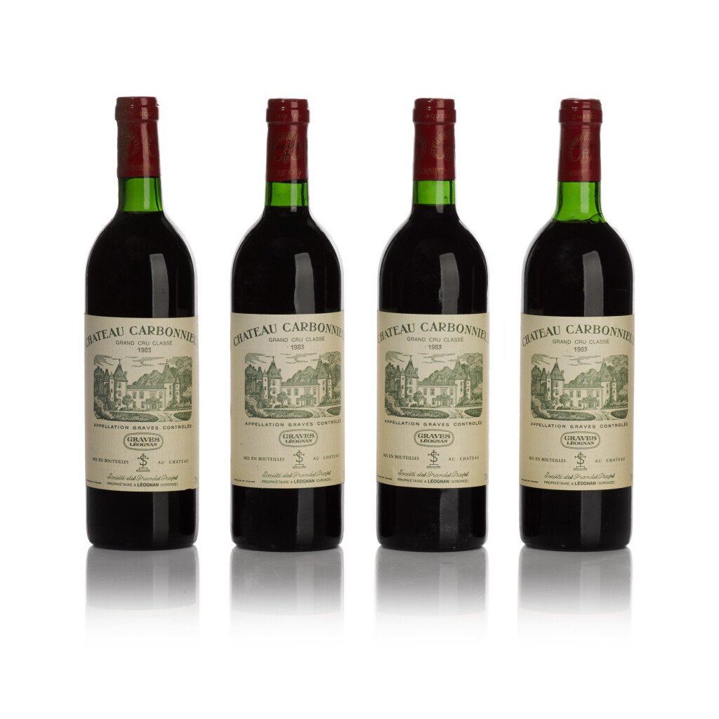 View full screen - View 1 of Lot 136. Château Carbonnieux, Rouge 1983 (8 BT).