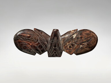 View full screen - View 1 of Lot 703. Winged Object, Old Bering Sea II, 400 - 800 AD.