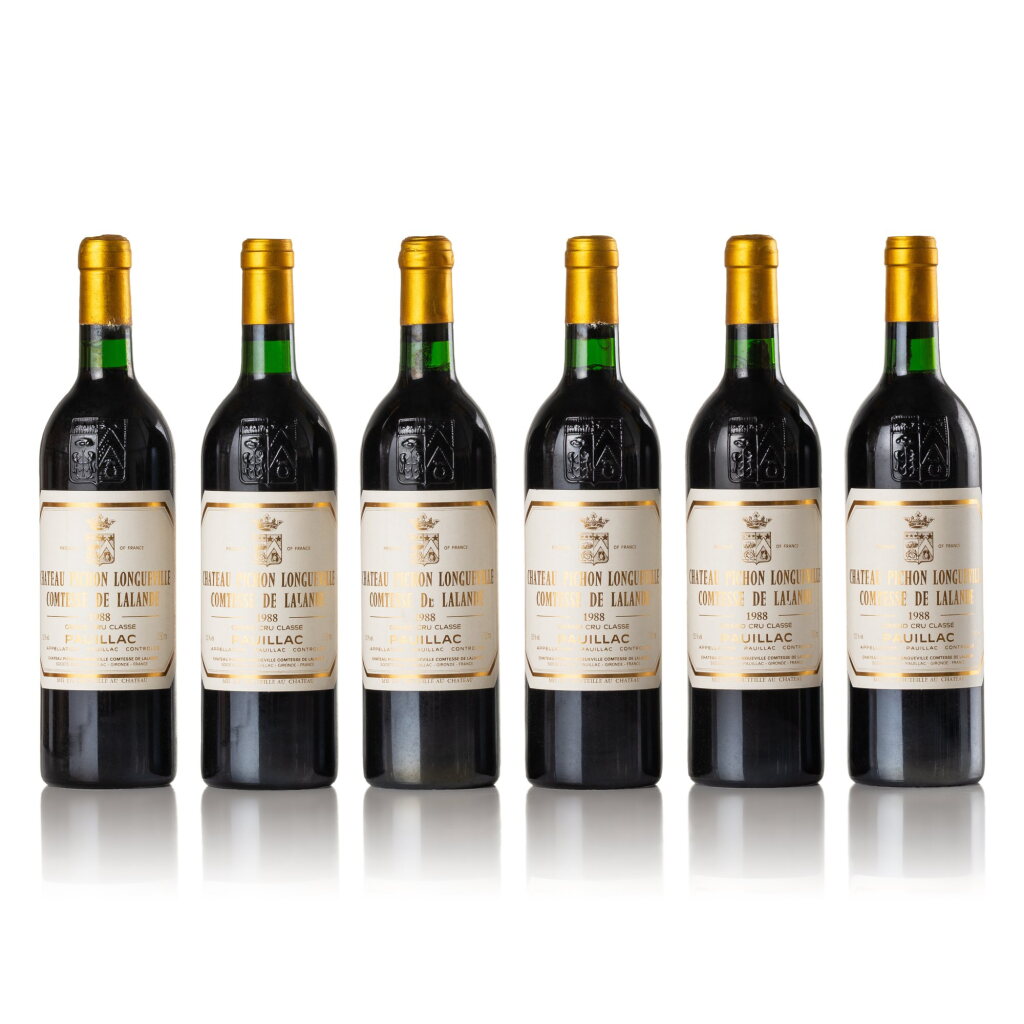 View full screen - View 1 of Lot 150. Château Pichon Longueville, Lalande 1988 (12 BT).