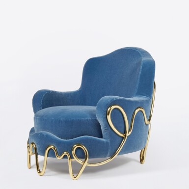 View full screen - View of "Meander" Armchair.