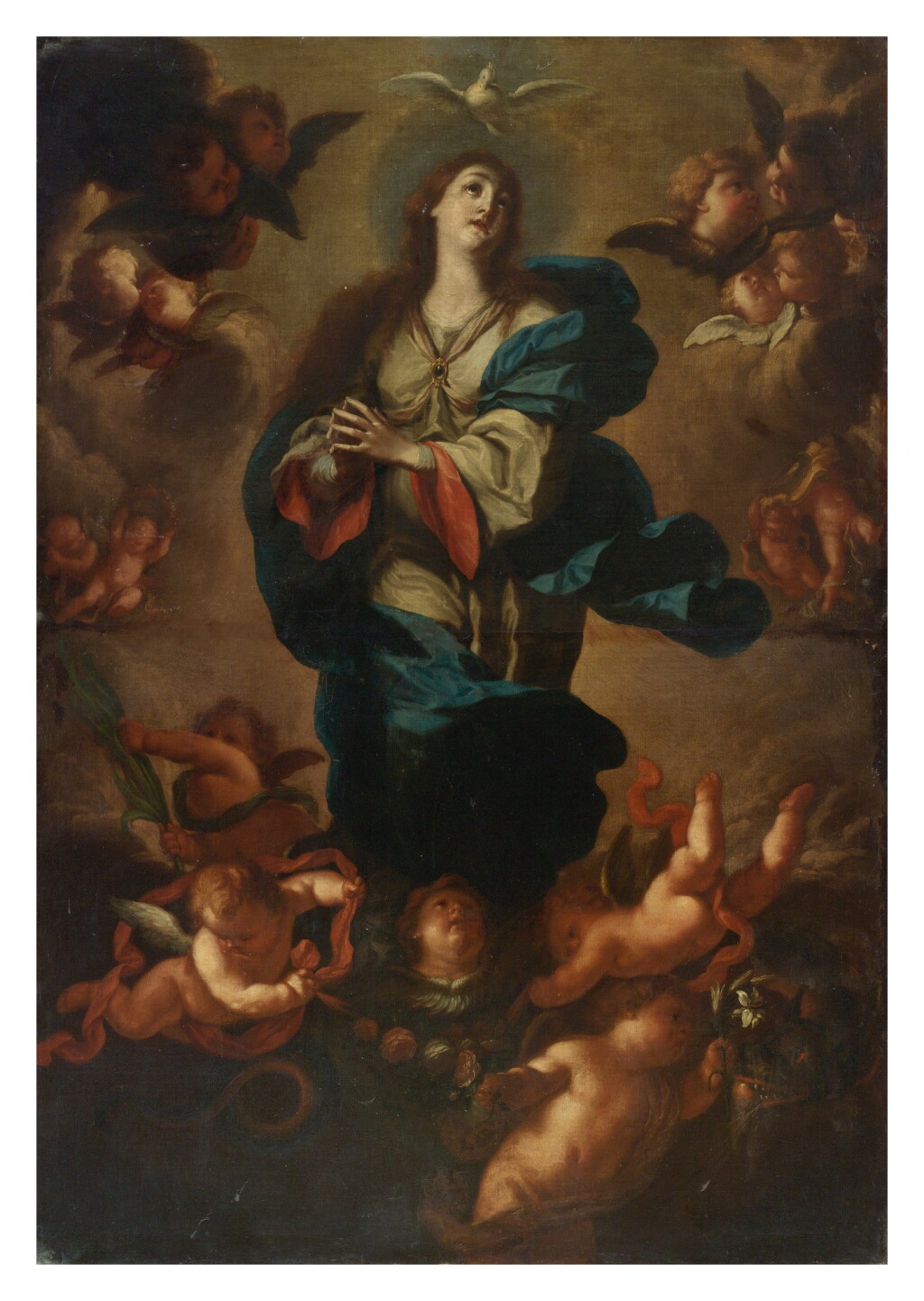 View full screen - View 1 of Lot 115. ANTONIO ACISCO PALOMINO DE CASTRO Y VELASCO | IMMACULATE CONCEPTION.