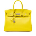 Lime Epsom Birkin 35 Palladium Hardware, 2019
