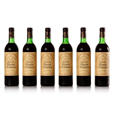 View full screen - View 1 of Lot 447. Château Gloria 1982 (12 BT).