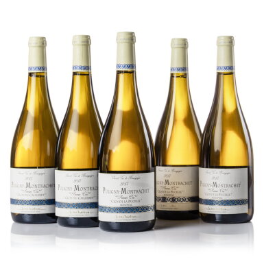 View full screen - View 1 of Lot 329. Puligny Montrachet, Clos du Cailleret 2017 & Clos de la Pucelle 2017 Jean Chartron (5 BT).