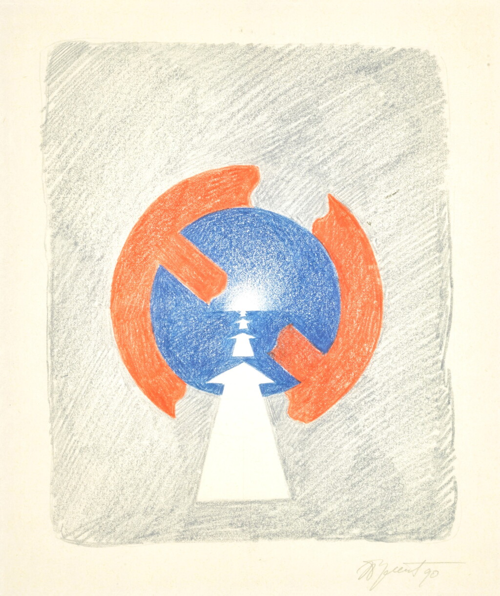 View full screen - View 1 of Lot 34. ERIK BULATOV | TRAFFIC SIGN.